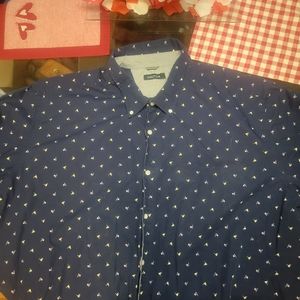 Mens NAUTICAL 5XL button down long sleeve casual wear